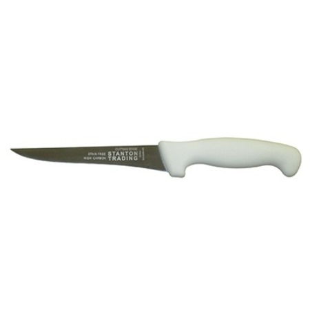 STANTON TRADING Boning Knife 6"Narrow White PP handle, straight edge, high- KNV-BON6N-WH